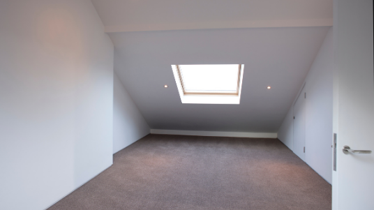 photo of loft room with velux window